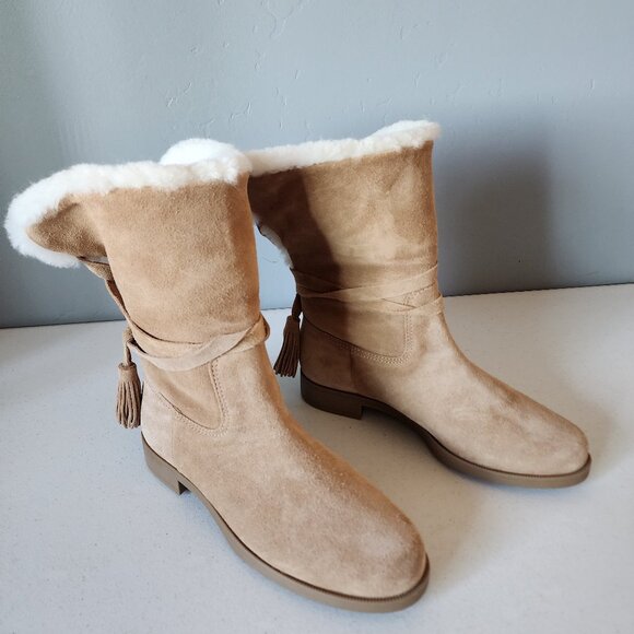 Larroude Suede Bootie "NEW" - Picture 11 of 16